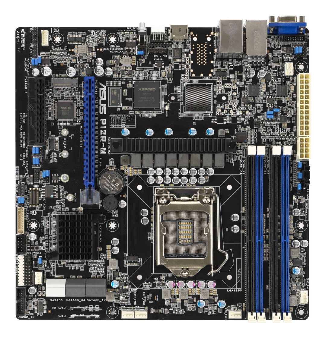 ASUS P12R-M/ASMB10 Intel C252 LGA 1200 (Socket H5) micro ATX - Image 1