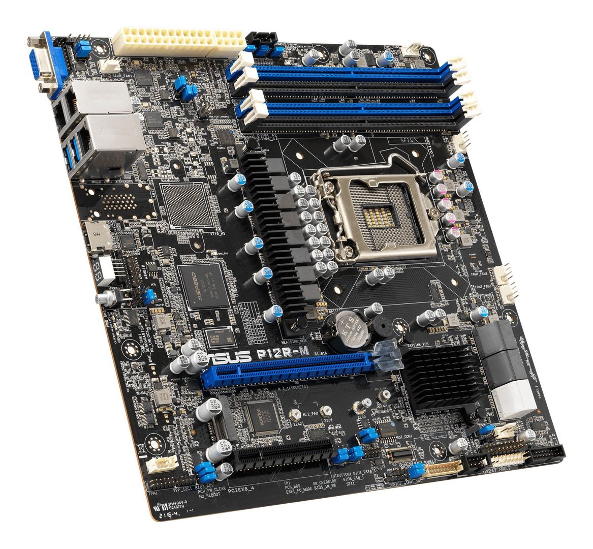 ASUS P12R-M/10G-2T/ASMB10 Intel C252 LGA 1200 (Socket H5) micro ATX - Image 1