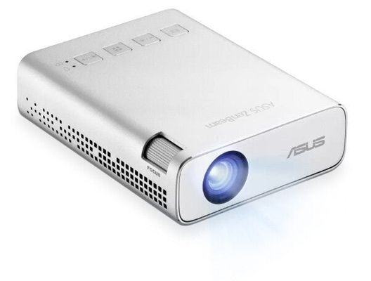 ASUS ZenBeam E1R Standard throw projector 200 ANSI lumens LED WVGA (854x480) Silver - Thumbnail 2