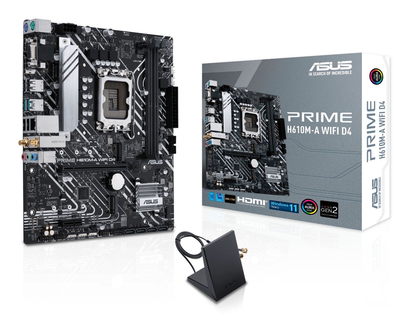 ASUS PRIME H610M-A WIFI D4 Intel H610 LGA 1700 micro ATX - Image 1