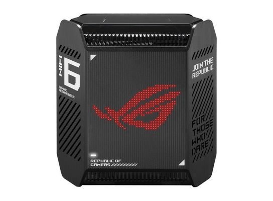 ASUS ROG Rapture GT6 AX10000 AiMesh 1 Pack Black Internal Mesh router Power 538.8 m Tri-band (2.4 GHz / 5 GHz / 5 GHz)