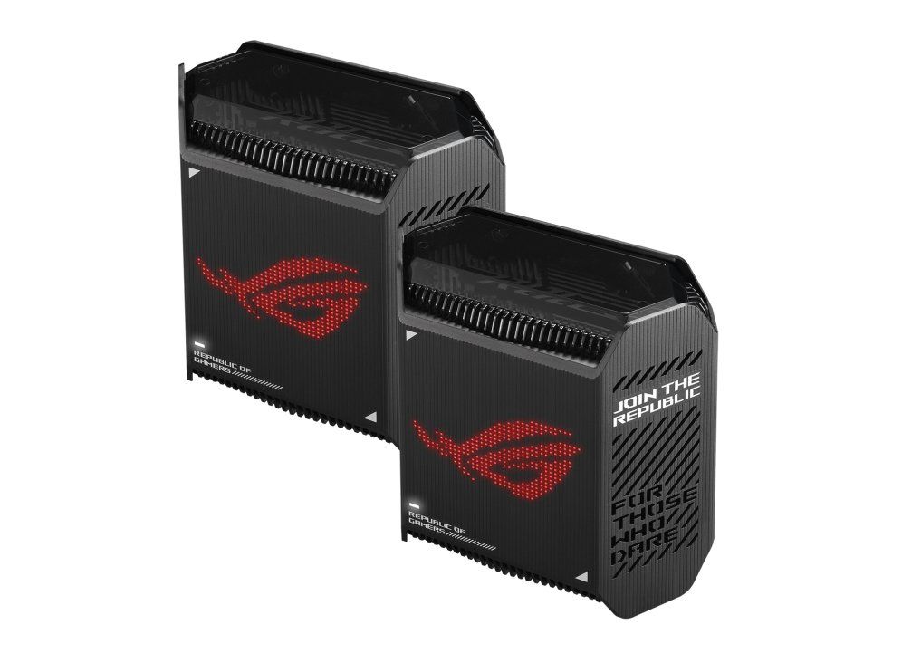 ASUS ROG Rapture GT6 (B-2-PK) Tri-band (2.4 GHz / 5 GHz / 5 GHz) Wi-Fi 6 (802.11ax) Black 4 Internal - Image 1