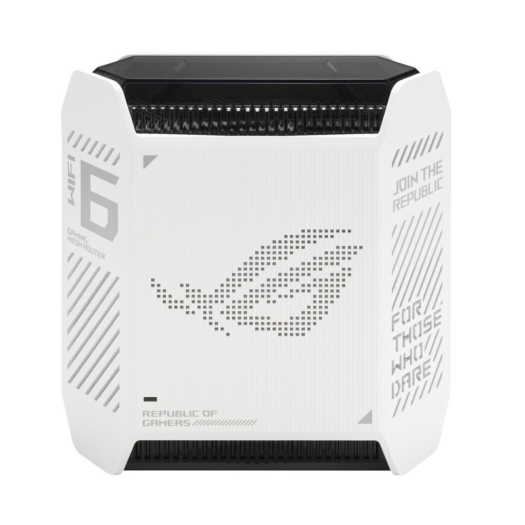 ASUS ROG Rapture GT6 Tri-band (2.4 GHz / 5 GHz / 5 GHz) Wi-Fi 6 (802.11ax) White 4 Internal - Image 1