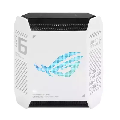 ASUS ROG Rapture GT6 Tri-band (2.4 GHz / 5 GHz / 5 GHz) Wi-Fi 6 (802.11ax) White 4 Internal - Thumbnail 2