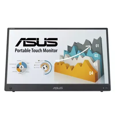 ASUS ZenScreen MB16AHT computer monitor 39.6 cm (15.6") 1920 x 1080 pixels Full HD Touchscreen Black - Thumbnail 2