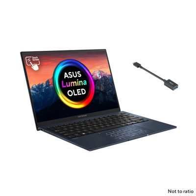 ASUS Zenbook S 13 OLED UM5302TA-LX200W AMD Ryzen™ 7 6800U Laptop 33.8 cm (13.3") Touchscreen WQXGA+ 16 GB LPDDR5-SDRAM 512 GB SSD Wi-Fi 6E (802.11ax) Windows 11 Home Blue
