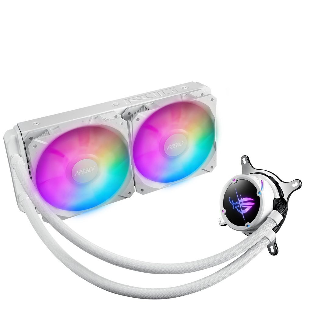 ASUS ROG STRIX LC II 240 ARGB White Edition Processor All-in-one liquid cooler 12 cm 1 pc(s) - Image 1
