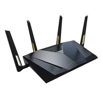 ASUS RT-AX88U Pro wireless router Multi-Gigabit Ethernet Dual-band (2.4 GHz / 5 GHz) Black