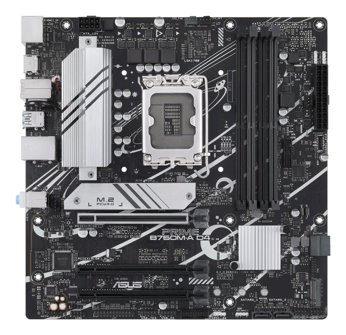 ASUS PRIME B760M-A D4-CSM Intel B760 LGA 1700 micro ATX - Image 1