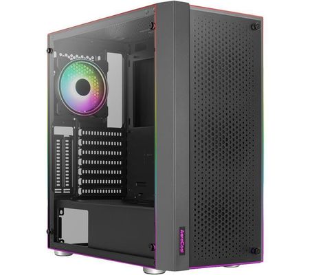 Aerocool Skribble ARGB Mid Tower Case - Black
