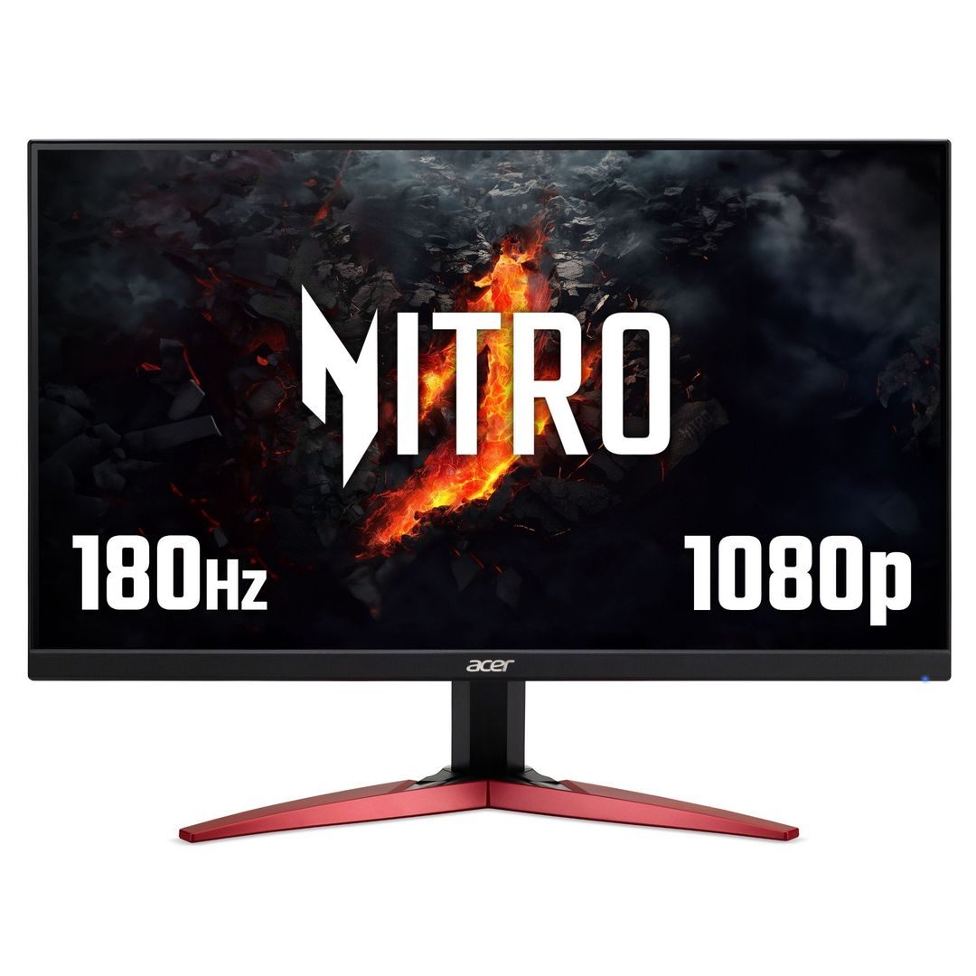 Acer NITRO VG1 Nitro KG241YM3 24" Gaming Monitor 180Hz Full HD (1920x1080) 1ms Response Time 16:9 AMD FreeSync Premium - Image 1
