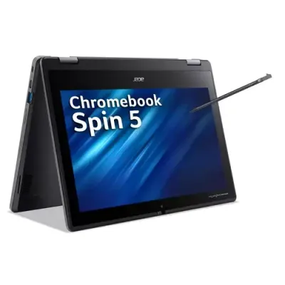 Acer Chromebook SPIN 511 R756TN-TCO N100 4GB/64GB Intel® N 29.5 cm (11.6") Touchscreen HD LPDDR5-SDRAM eMMC Wi-Fi 6E (802.11ax) ChromeOS Black - Thumbnail 2