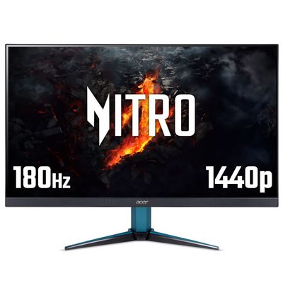 Acer NITRO VG2 Nitro VG272UV3 gaming monitor - 27" Quad HD 180Hz 0.5ms FreeSync Premium DisplayHDR 400 HDMI & DP