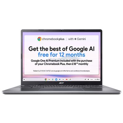 Acer Chromebook Plus 514 CB514-3H - AMD Ryzen 5 7520C 8GB 256GB SSD 14" WUXGA Google Chrome OS Iron AMD Ryzen 5 2.8 GHz 35.6 cm (14") 1920 x 1200 pixels 8 GB 256 GB