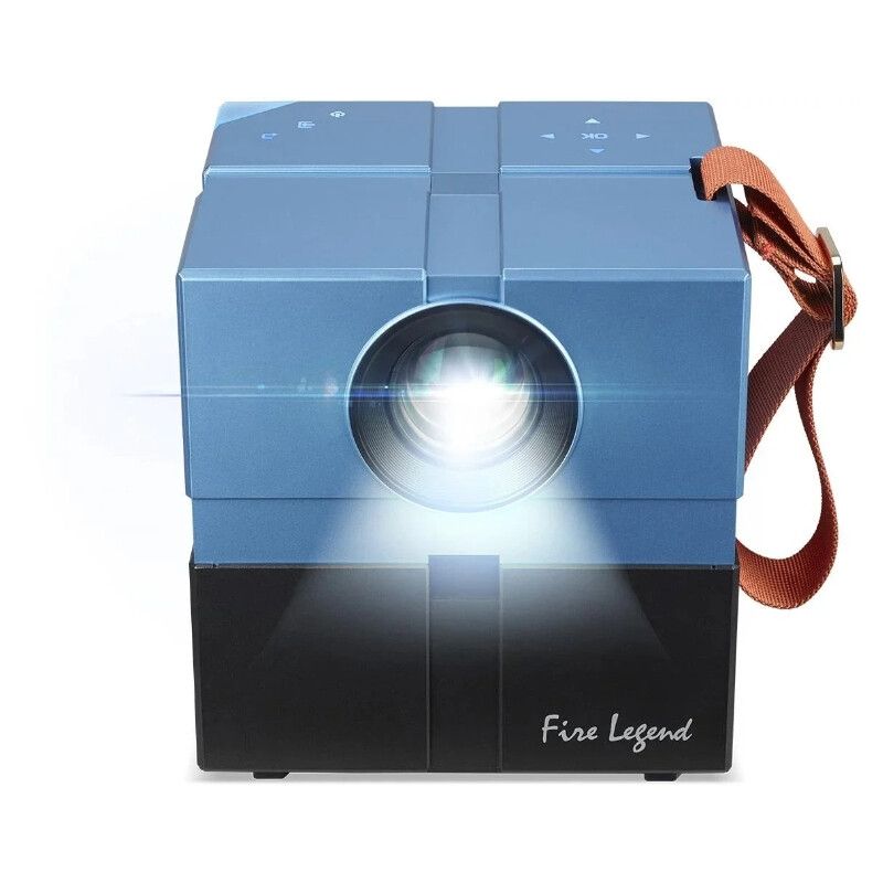 AOPEN Portable LED QH12a Projector, HD 1280x720, 135lm, Blue, Bluetooth, Mini LED - Image 1