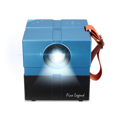 AOPEN Portable LED QH12a Projector, HD 1280x720, 135lm, Blue, Bluetooth, Mini LED - Thumbnail 2