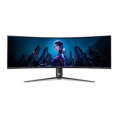 Acer Predator Z57 curved ultra-wide MiniLED gaming monitor - 57" 32:9 MiniLED 1000R curve Double 4K Ultra HD 240Hz 1ms AMD FreeSync Premium DisplayHDR 1000 HDMI DP & USB-C