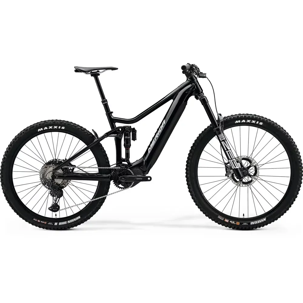 Merida eOne-Sixty 975 SE Electric Bike 2024 Black/Silver - Image 1