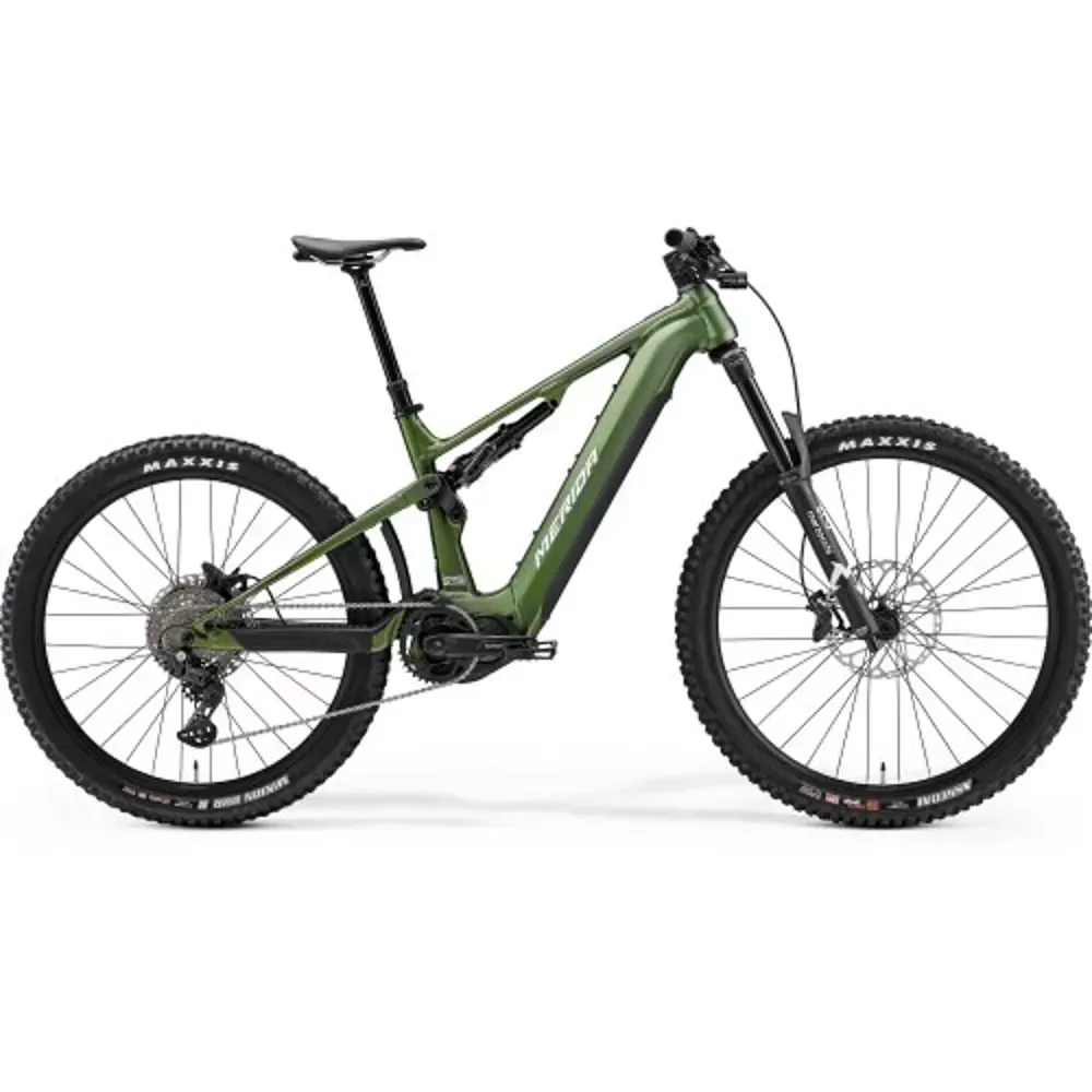 Merida eOne-Sixty 675 Electric Bike Green/White - Image 1