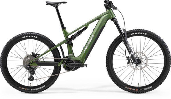 Merida eOne-Sixty 675 Electric Bike Green/White - Thumbnail 2