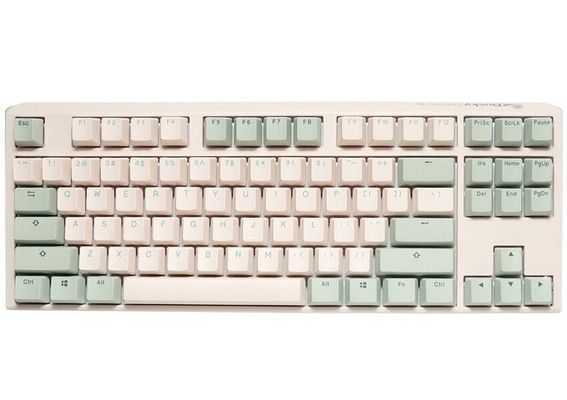 Ducky One3 Matcha TKL keyboard Gaming USB UK English Beige