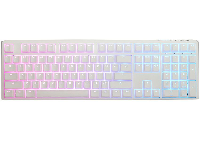 Ducky One 3 Classic keyboard Gaming USB US English White - Image 1