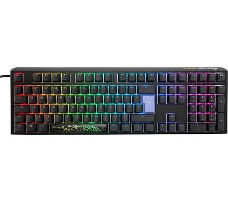 Ducky One3 Classic Full keyboard Gaming USB UK English Black, White