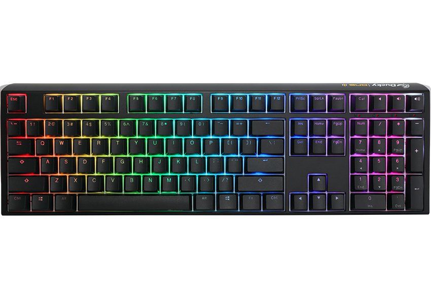 Ducky One3 Classic Full keyboard Gaming USB UK English Black, White - Image 1