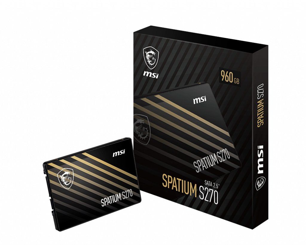MSI Spatium S270 SATA 2.5 240GB 2.5" Serial ATA III 3D NAND - Image 1