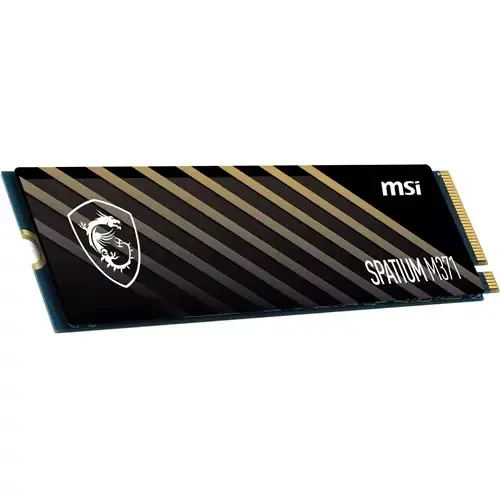 MSI SPATIUM M371 NVME M.2 500GB. SSD capacity: 500 GB SSD form factor: M.2 Read speed: 2200 MB/s Write speed: 1150 MB/s Component for: PC/Laptop - Image 1
