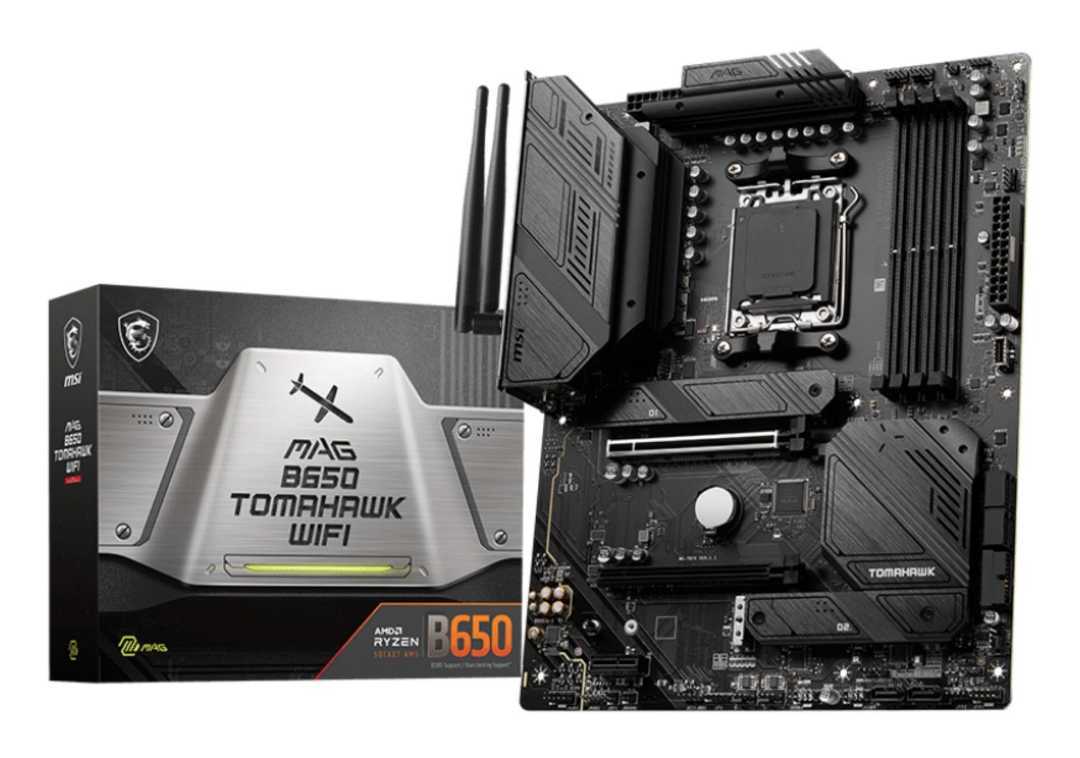 MSI MAG B650 Tomahawk WIFI AMD B650 Socket AM5 ATX - Image 1