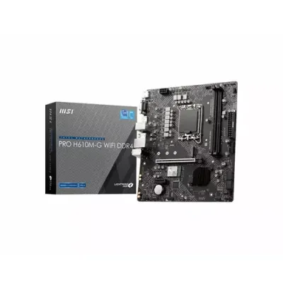 MSI PRO H610M-G WIFI DDR4 motherboard Intel H610 LGA 1700 micro ATX - Thumbnail 2