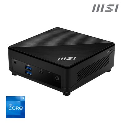 MSI Cubi 5 12M-001BEU 0.66L sized PC Black i7-1255U Intel SoC