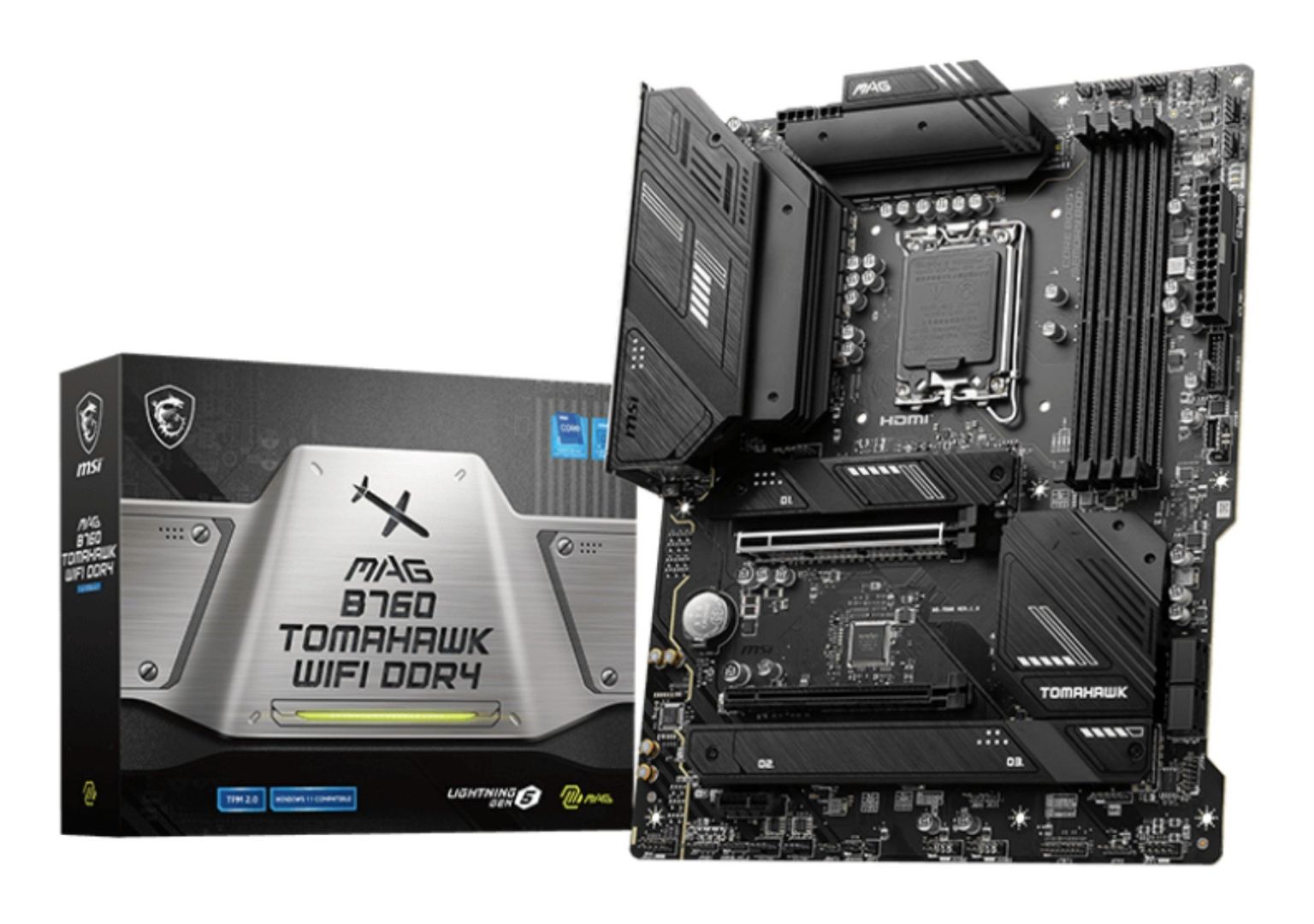 MSI MAG B760 TOMAHAWK WIFI motherboard LGA 1700 ATX - Image 1