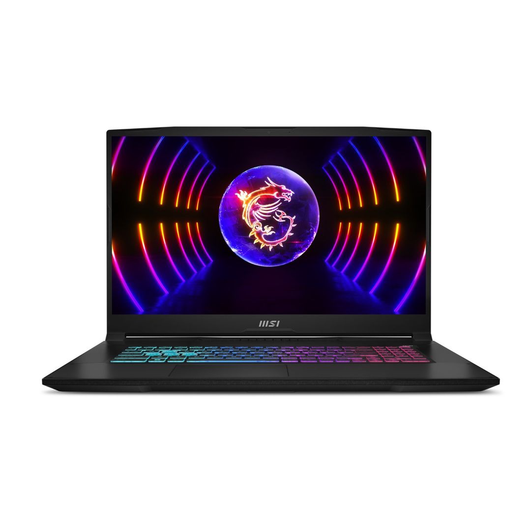 MSI Katana 17 B12UDXK-071UK Intel® Core™ i5 i5-12450H Laptop 43.9 cm (17.3") Full HD 16 GB DDR5-SDRAM 1 TB SSD NVIDIA GeForce RTX 3050 Wi-Fi 6 (802.11ax) Windows 11 Home Black - Image 1
