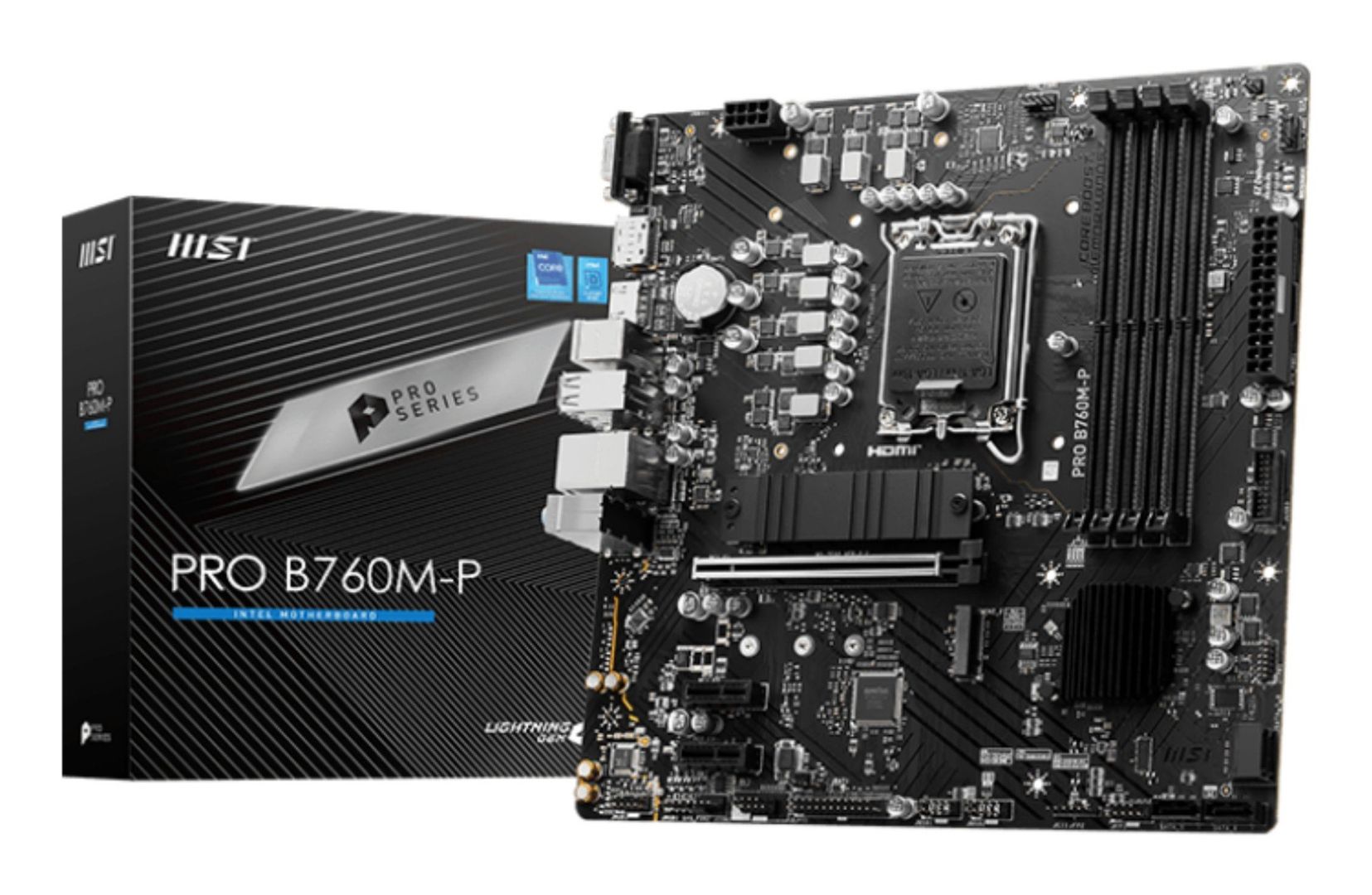 MSI PRO B760M-P motherboard Intel B760 LGA 1700 micro ATX - Image 1