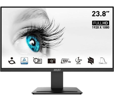 MSI Pro MP2412 computer monitor 60.5 cm (23.8") 1920 x 1080 pixels Full HD LCD Black