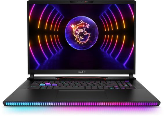 MSI Gaming RAIDER GE78HX 13VH-259UK laptop Intel® Core™ i9 i9-13980HX 43.2 cm (17") Quad HD+ 32 GB DDR5-SDRAM 2 TB SSD NVIDIA GeForce RTX 4080 Wi-Fi 6E (802.11ax) Windows 11 Home Black