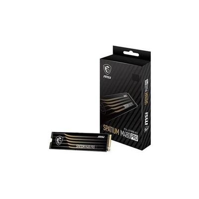MSI Spatium M480 PRO PCIe 4.0 NVMe M.2 1TB PCI Express 4.0 3D NAND