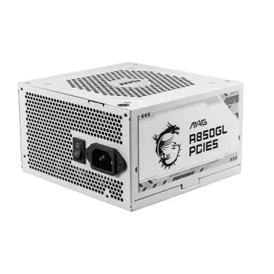 MSI MAG A850GL PCIE5 WHITE power supply unit 850 W 20+4 pin ATX ATX - Thumbnail 3