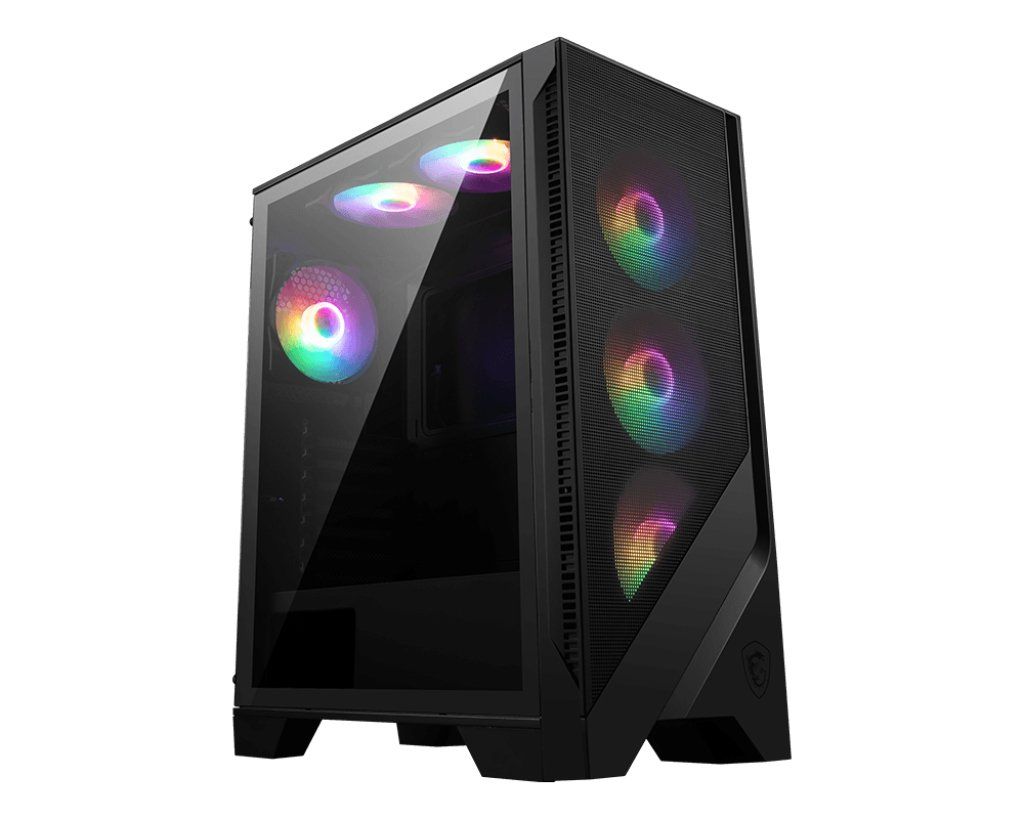 MSI MAG Forge 120A AIRFLOW Midi Tower Black, Transparent - Image 1