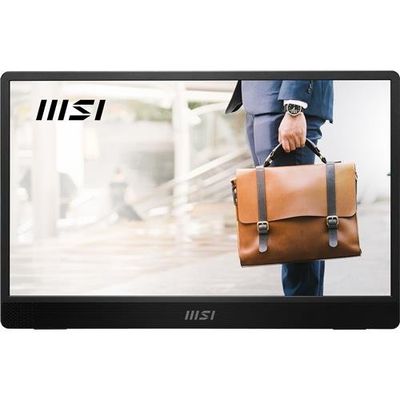 MSI Pro MP161 E2 Portable monitor Black 39.6 cm (15.6") LED 1920 x 1080 pixels