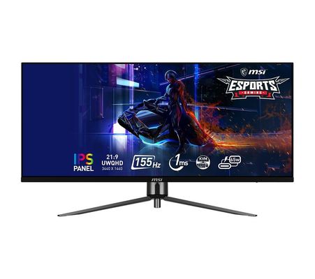 MSI MAG401QR computer monitor 101.6 cm (40") 3440 x 1440 pixels UltraWide Quad HD Black