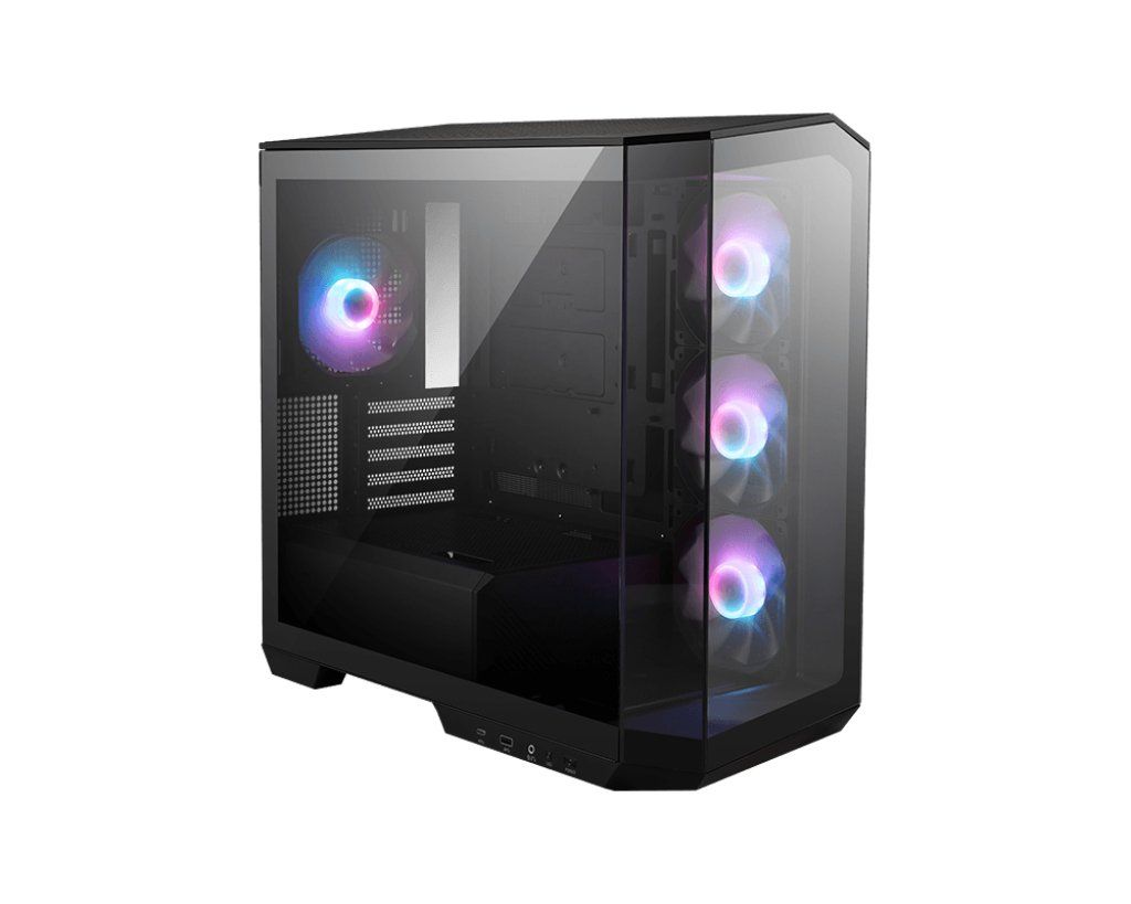 MSI MAG PANO M100R PZ computer case Micro Tower Black - Image 1