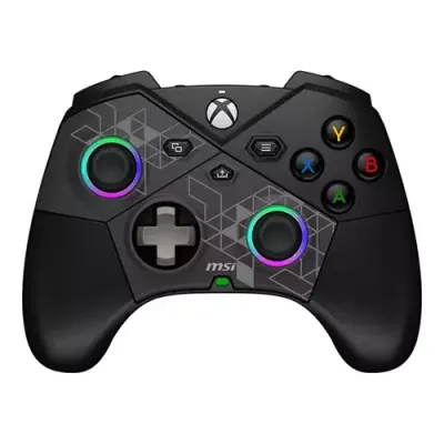 MSI FORCE PRO W CONTROLLER Black USB 2.0 Gamepad Analogue / Digital Android PC Xbox One S Xbox One X Xbox Series S Xbox Series X
