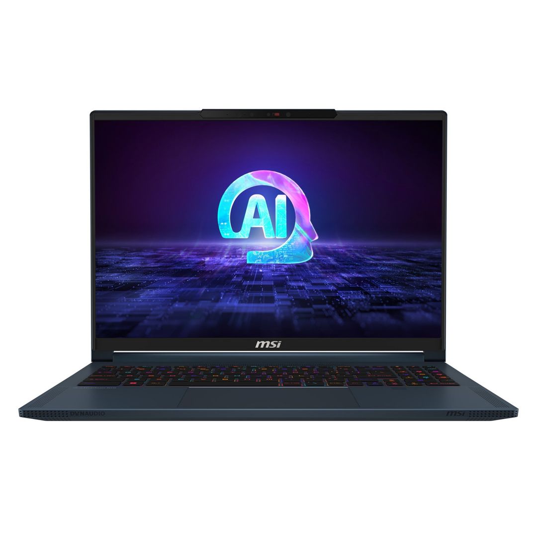 MSI Stealth 16 AI Studio A1VFG-002UK Intel Core Ultra 7 155H Laptop 40.6 cm (16") Quad HD+ 32 GB DDR5-SDRAM 1 TB SSD NVIDIA GeForce RTX 4060 Wi-Fi 7 (802.11be) Windows 11 Home Blue - Image 1