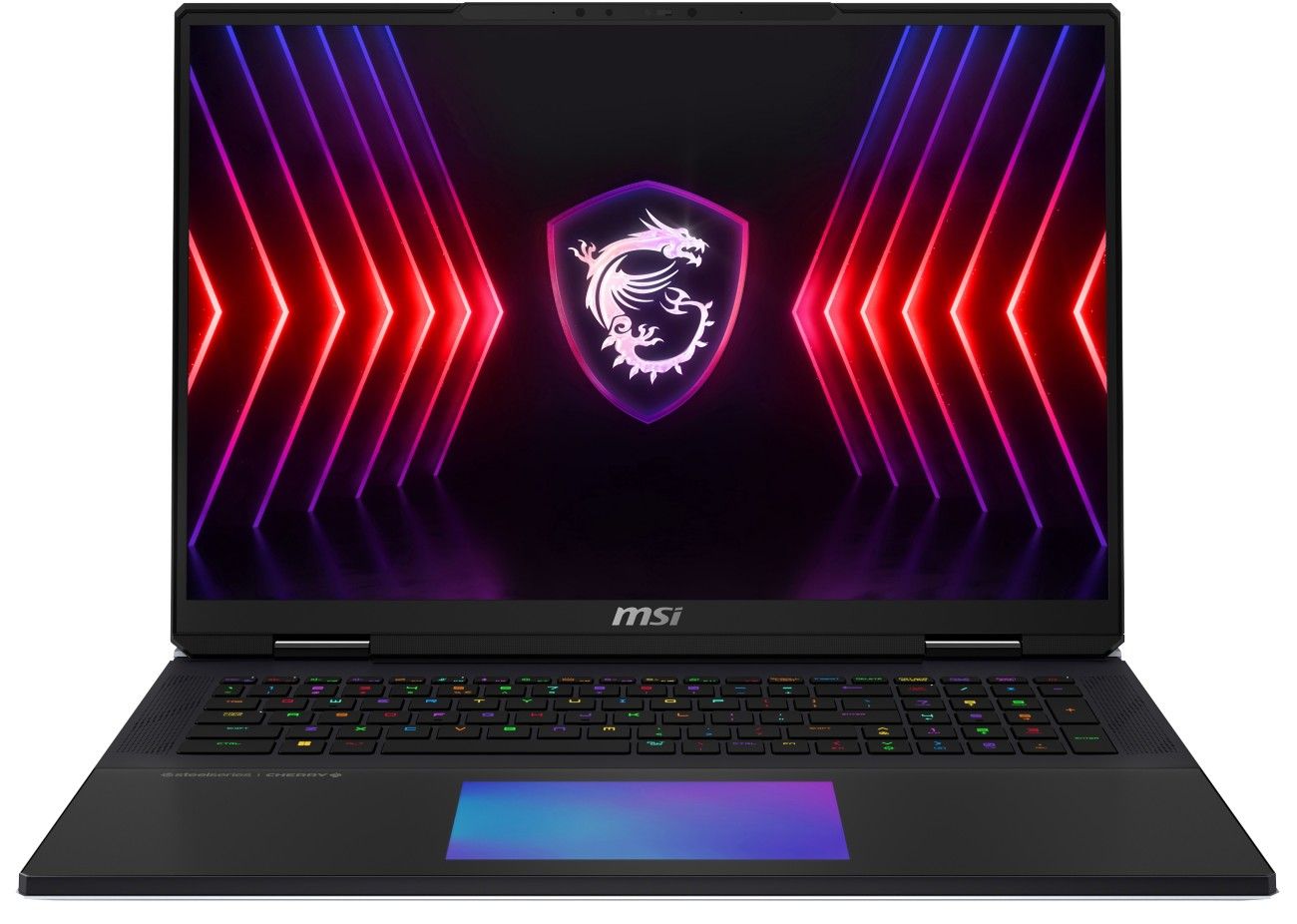 MSI Titan 18 HX A14VIG-051UK Intel® Core™ i9 i9-14900HX Laptop 45.7 cm (18") UHD+ 32 GB DDR5-SDRAM 2 TB SSD NVIDIA GeForce RTX 4090 Wi-Fi 7 (802.11be) Windows 11 Pro Black - Image 1