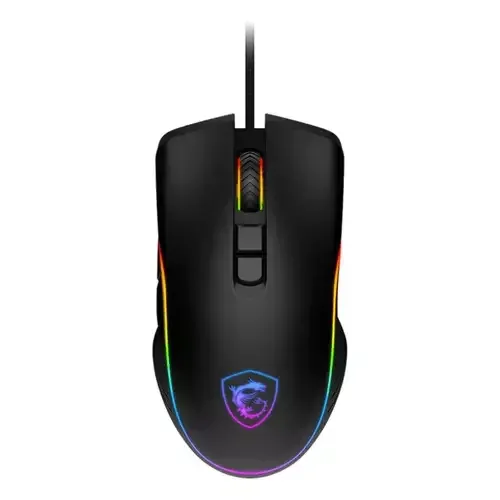 MSI FORGE GM300 Ambidextrous Optical USB Type-A 7200 DPI Black - Image 1