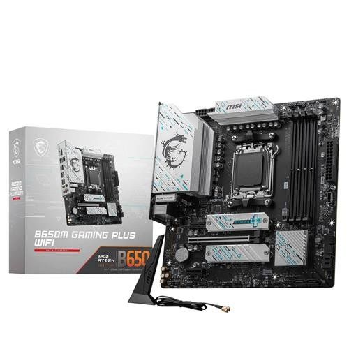 MSI B650M GAMING PLUS WIFI motherboard AMD B650 Socket AM5 micro ATX - Image 1