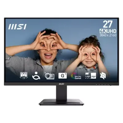 MSI Pro MP273U computer monitor 68.6 cm (27") 3840 x 2160 pixels 4K Ultra HD Black - Thumbnail 2